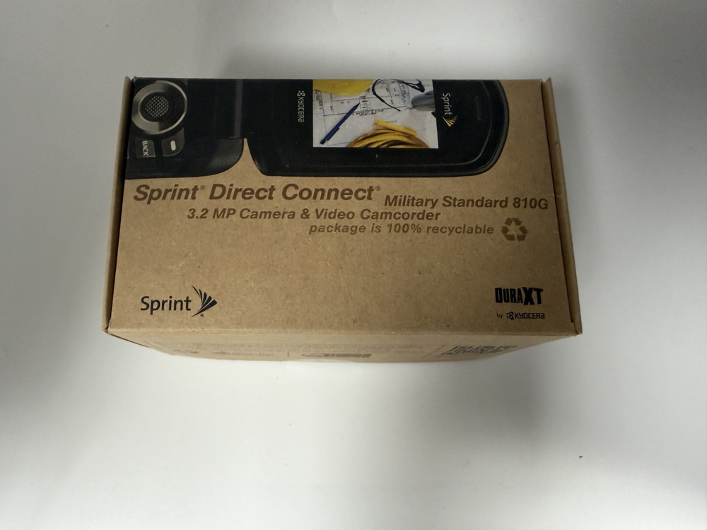 Kyocera DuraXT E4277 Black (Sprint) Flip Phone Brand New Read Description