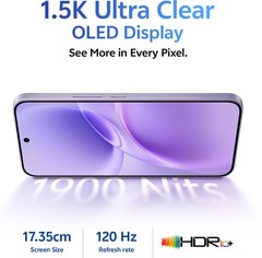 vivo V70 FE 8GB 256GB 5G Purple Unlocked Global Version NFC Dual Sim