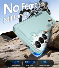 Heavy Duty Full Body Shockproof, Samsung Galaxy S26 Case 6.3 Inch, ( Black )