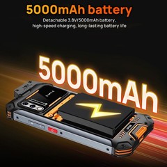 Global 4G Android Rugged Smartphone Waterproof Wireless Microphone UNIWA W888