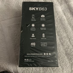 Sky Devices B63, Red, 4G, 16GB Storage Phone