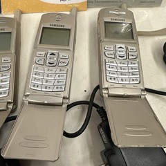 Lot Of 4 Samsung SGH-N105 GSM Cell Phone Rare Voice Stream Vintage Collectable