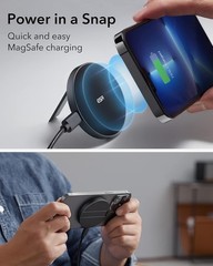 Wireless Fast Charger Pad for iPhone 16/15/14/13/12, 5Ft Cable