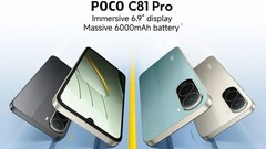 NEW POCO C81 4G LTE GSM (128GB+4GB RAM) GSM Android Factory unlocked Phone BK
