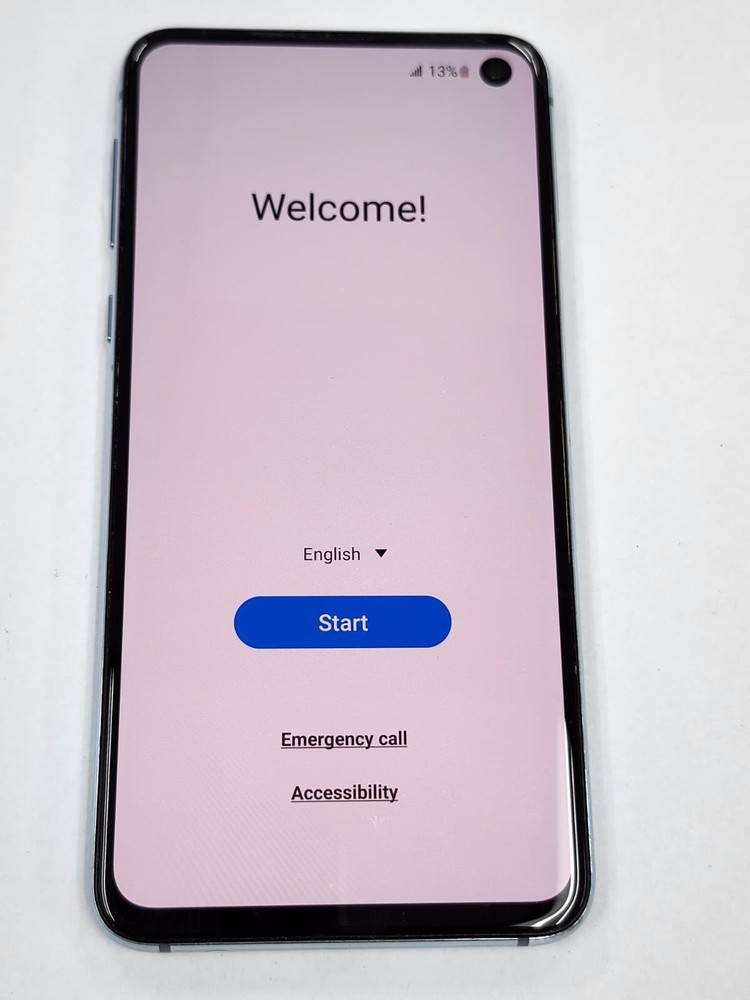 DEFECTIVE – Samsung Galaxy S10E – 128 GB – Blue – GSM Unlocked- SM-G970U – 12771