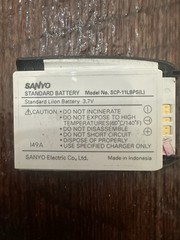 Vintage Sanyo PM-8200 (L) Sprint Cellular Flip Phone Untested