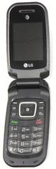 LG True B470 – Black and Gray ( AT&T ) Cellular Flip Phone