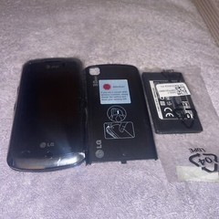 LG ENCORE GT550-GO 3G DEVICE BLACK AT&T CELLPHONE CELLULAR PHONE