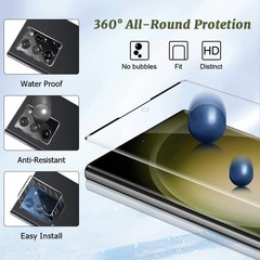 For Samsung Galaxy Note 20 Ultra Tempered Glass 3D Fingerprint Sensor Support HD