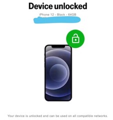 Apple iPhone 12 – 64GB – Black (Unlocked) (CA)