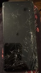 Google Pixel 6a Black 128 GB Fair Used Cracked Front Glass No Power No Sim Tray