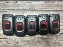 Lot Of 5 Kyocera DuraXV E4520PTT Rugged GPS Waterproof Cell Phone Verizon *Read*
