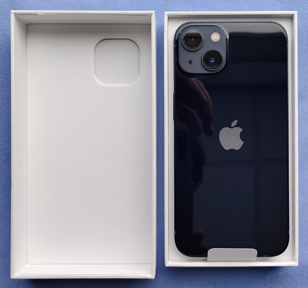 Open Box – Apple iPhone 14 – Midnight 128GB – A2649 USA eSIM Unlocked 100% Batt
