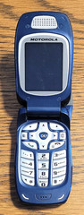 Motorola i760 – Blue and Silver ( Nextel ) Rare iDEN Flip Phone w/ 3 Games