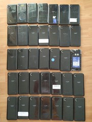 Lot of 35 Cloud Mobile Stratus C7 16GB Smartphone Black For parts