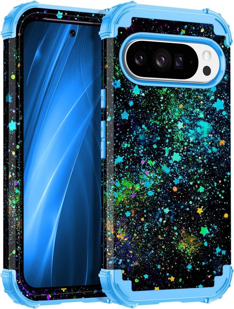 Google Pixel 10 Pro XL Case, Glow in The Dark Three Layer Heavy Duty Protection