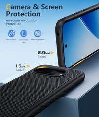 FNTCASE Matte Finish Black Shockproof Case for Google Pixel 10A – 14ft Drop Test