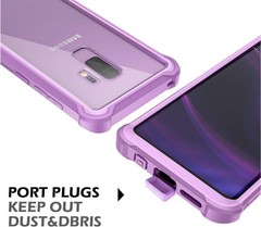 Samsung Galaxy S9 Plus Case Bling Sparkle Full-Body,Built-in Screen Protector