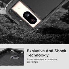 For Google Pixel 8a Case Heavy Duty Rugged Shockproof Protective Defender Cover