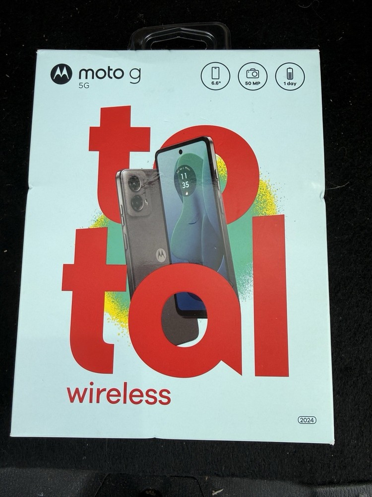 Total Wireless Motorola Moto G 5G 2024 6.5″ 128GB Network Locked Sealed