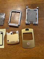 Motorola RAZR / Razor V3 Lot Of 11 Cell Phones Tested & Parts Chargers