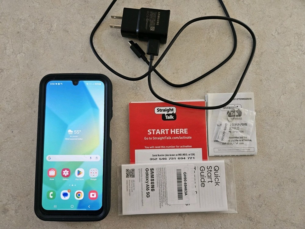Unlocked!! Samsung Galaxy A16 (5G) 128GB 6.7″ For Straight Talk Wireles
