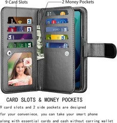 Motorola Moto G 5G 2024 Wallet Case, Moto G Play 5G 2024 Case, PU Leather Flip
