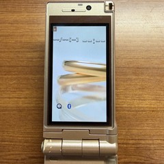NTT docomo FOMA P905i Panasonic Pink Gold Flip Cell Phone Retro Gaming Japan