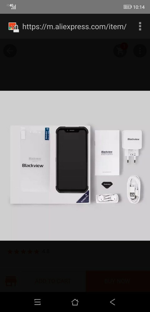 Blackview BV9600 Pro IP69 Waterproof 6GB+128GB 5580mAh 19:9 FHD OPEN BOX