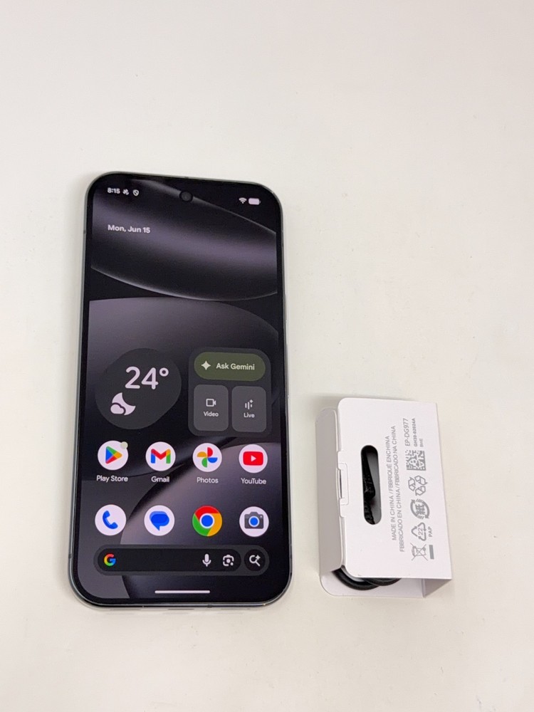 Google Pixel 10 Pro (GEHN3) – 128GB Unlocked Obsidian – 100% Battery – Warranty