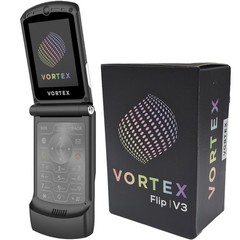 New Unlocked Vortex V3 Flip w/ H2O Wireless $20 Unlimited Talk, Text & 3GB Plan
