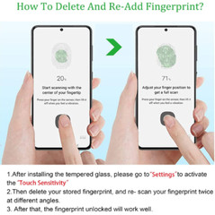 Samsung Galaxy S22 Screen Protector Tempered Glass Bubble Free 3Pac Anti Scratch