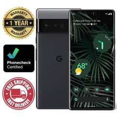 Google Pixel 6 Pro – 128 GB – Stormy Black (Unlocked) Smartphone – Excellent