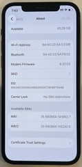 USED BLACK GSM UNLOCKED iPhone 12, 64GB A2172 MGF43LL/A WITH 88% BATTERY HEALTH