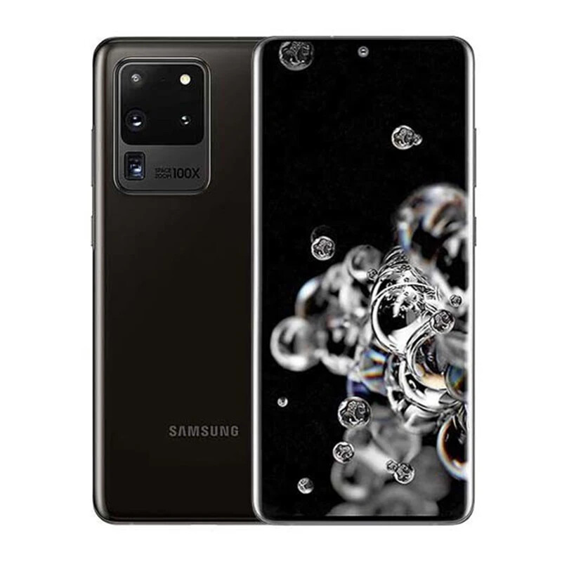Samsung Galaxy S20 Ultra 5G G988U1 Snapdragon 865 128GB 256GB 6.9in Gray Black
