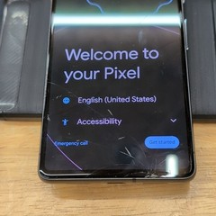 Verizon Google Pixel 7 128GB Obsidian Black GQML3 Cracked Screen + Phone Skope
