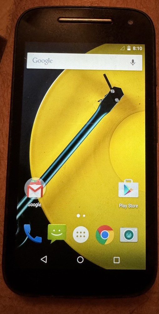 Motorola E XT1527 8GB Black (ATT) Fast Shipping Very Good Used