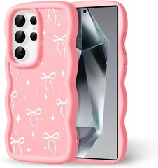 Case for Galaxy S24 Ultra for Women Girls Slim Soft Silicone TPU Shockproof 78 C