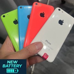 Apple iPhone 5C UNlocked8/16/32GB BLUE/GREEN/PINK/WHITE/ YELLOW New Battery