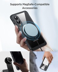 Strong Magnetic Case & Built-in Glass Screen Protector for Samsung Galaxy S25 Ed