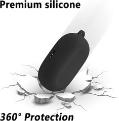 Silicone Case Compatible with Anker Soundcore Sport X10, Protective Cover (Black