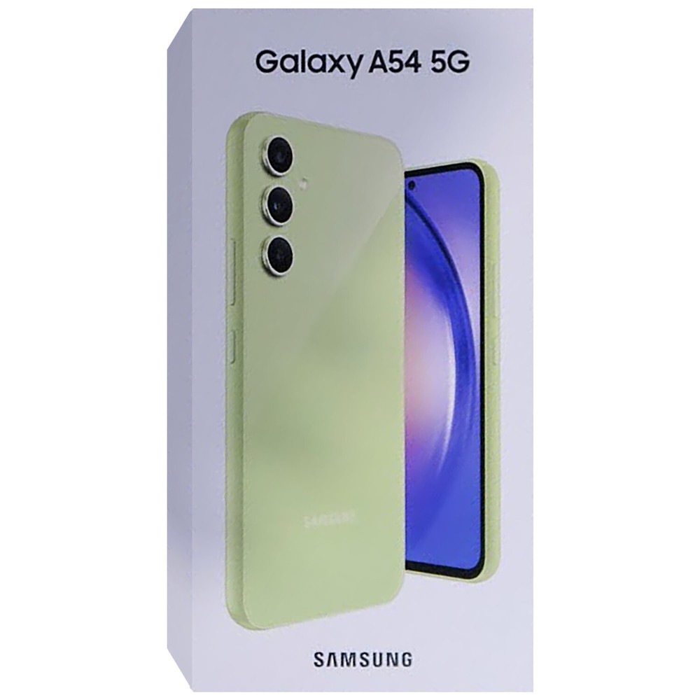 Samsung Galaxy A54 5G Awesome Lime 128GB + 8GB Dual-SIM Unlocked GSM NEW