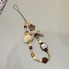 Beaded Camera Wrist Strap Cute Digital Camera Charm Lanyard Phone Charms Strap