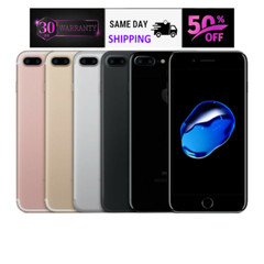 Apple iPhone 7 Plus 32GB Unlocked – Rose Gold, Black, Red, Jet Black