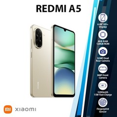 Xiaomi Redmi A5 Android Cell Phone (4GB+128GB/GOLD/Dual SIM/Unlocked/NEW)
