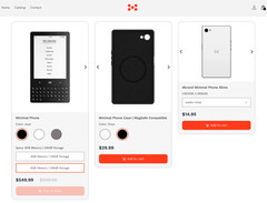 NEW Minimal Phone MP01 Onyx Black, 8GB RAM, 256GB E-ink qwerty keyboard unlocked