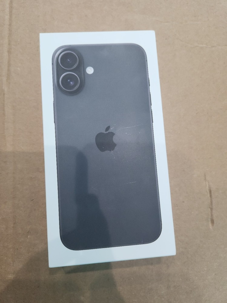 Open Box Apple iphone 16 Plus Black 128GB 8GB RAM Only Works For Boost Mobile