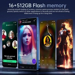 I25 Ultra Smartphone 16G+512G Android Smartphone, 6.99″ FHD+ Display Dual Camera