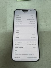 Factory Unlocked Apple iPhone 15 Pro Max 512GB Black Titanium MU6A3LL/A (88% BH)