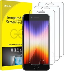3PCS Screen Protector for iPhone SE 3 4.7 Inch Tempered Glass Film Anti Scratch